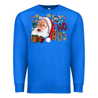 True Royal Santa Ho Ho Ho With Gift Box Premium Sweatshirt - BundleAndBundleShop
