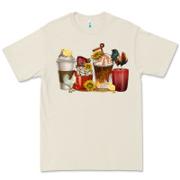 Bone coffee cups rooster Premium Tee - texasbilliewilder