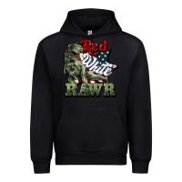 Red White Rawr 4th Of July Urban Hoodie | Teevron