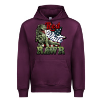 Mauve Wine Red white rawr 4th of july Urban Hoodie - HowdyJamesFarm