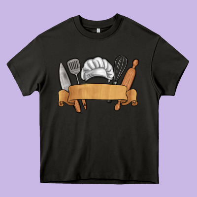 Customized Chef Tools Heavy Core Tee Designed By Maliassmallbusiness