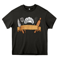 Asphalt customized chef tools Heavy Core Tee - MaliasSmallBusiness