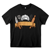 Black customized chef tools Heavy Core Tee - MaliasSmallBusiness