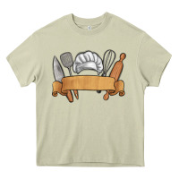 Mossy customized chef tools Heavy Core Tee - MaliasSmallBusiness