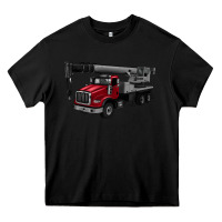 Black crane truck Heavy Core Tee - Artiststas