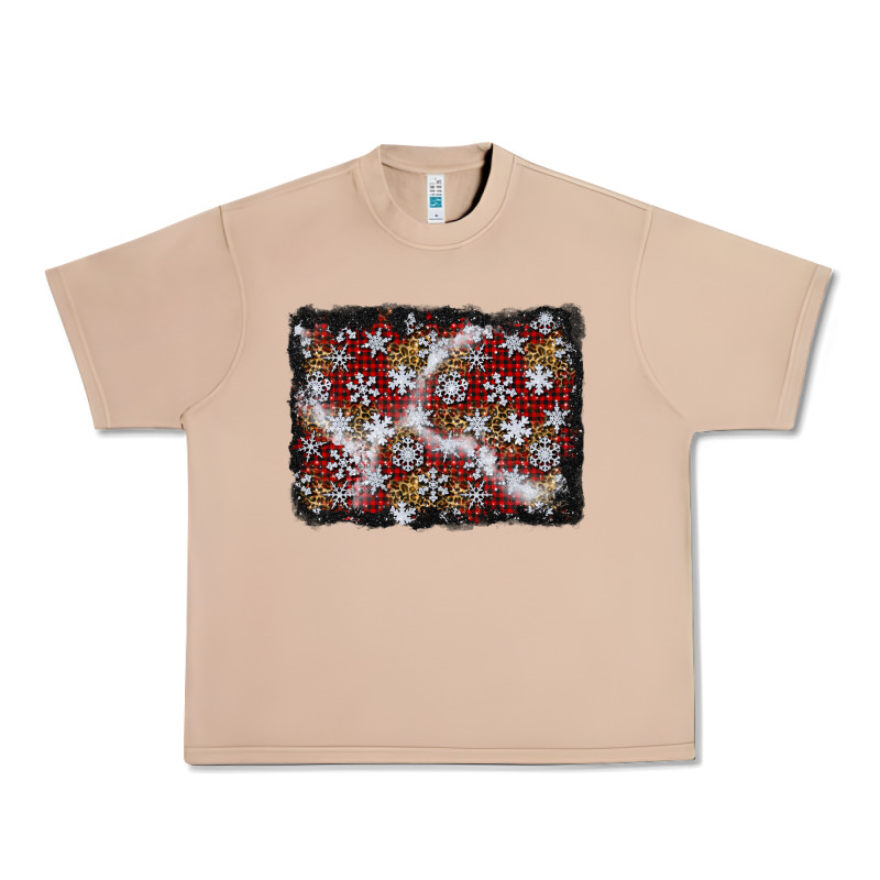 Christmas Snow Crystals Background Urban Heavy Tee by BundleAndBundleShop | Teevron