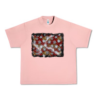 Salmon christmas snow crystals background Urban Heavy Tee - BundleAndBundleShop