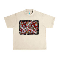 Sandshell christmas snow crystals background Urban Heavy Tee - BundleAndBundleShop
