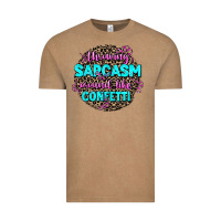 Vintage Coffee throwing sarcasm around like confetti Vintage Tee - AdoDesignShop