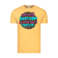 Vintage Mustard throwing sarcasm around like confetti Vintage Tee - AdoDesignShop