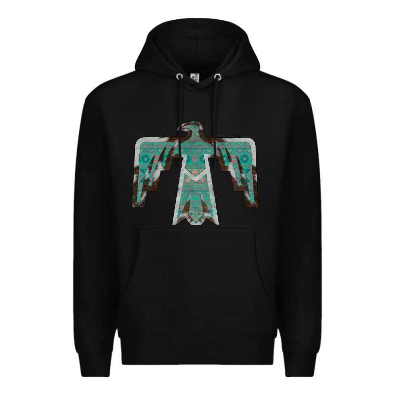 Cowhide Aztec Thunderbird Premium Hoodie by Bettercallsaul | Teevron