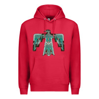 Cardinal Cowhide Aztec Thunderbird Premium Hoodie - Bettercallsaul