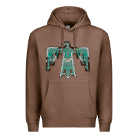 Chestnut Cowhide Aztec Thunderbird Premium Hoodie - Bettercallsaul