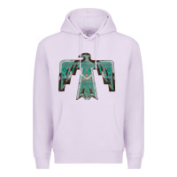 Lilac Cowhide Aztec Thunderbird Premium Hoodie - Bettercallsaul