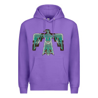 Purple Cowhide Aztec Thunderbird Premium Hoodie - Bettercallsaul