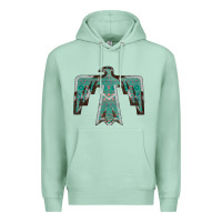 Seafoam Cowhide Aztec Thunderbird Premium Hoodie - Bettercallsaul