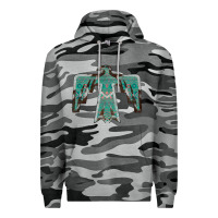 Slate Camo Cowhide Aztec Thunderbird Premium Hoodie - Bettercallsaul