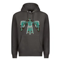 Smoke Cowhide Aztec Thunderbird Premium Hoodie - Bettercallsaul