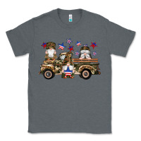 Charcoal Heather camouflage gnomes american flag star truck Classic Tee - Artiststas