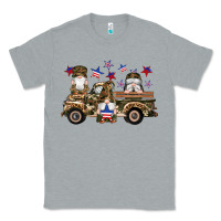 Heather Grey camouflage gnomes american flag star truck Classic Tee - Artiststas