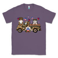 Lavender camouflage gnomes american flag star truck Classic Tee - Artiststas