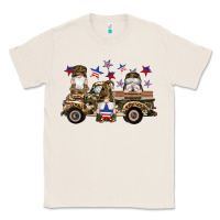 Natural camouflage gnomes american flag star truck Classic Tee - Artiststas
