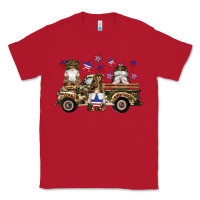 Red camouflage gnomes american flag star truck Classic Tee - Artiststas