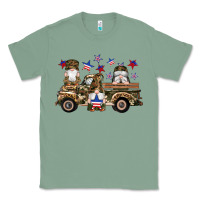 Sage camouflage gnomes american flag star truck Classic Tee - Artiststas