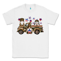 White camouflage gnomes american flag star truck Classic Tee - Artiststas