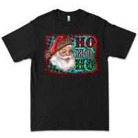Black Santa Ho Ho Ho Premium Tee - RanaPortraitStore
