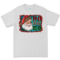 Dove Grey Santa Ho Ho Ho Premium Tee - RanaPortraitStore