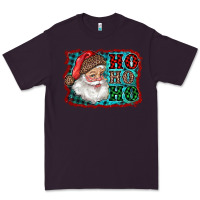 Plum Santa Ho Ho Ho Premium Tee - RanaPortraitStore