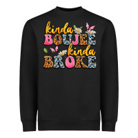 Black kinda boujee kinda broke Heavyweight Sweatshirt - JahusDesignShop