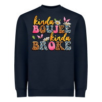 Navy kinda boujee kinda broke Heavyweight Sweatshirt - JahusDesignShop