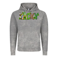 Cloud Rock Love horseshoe St. Patrick's Day Vintage Hoodie - Neo Western