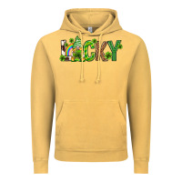 Vintage Mustard Love horseshoe St. Patrick's Day Vintage Hoodie - Neo Western
