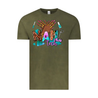 Vintage Olive nail tech Vintage Tee - AdoDesignShop