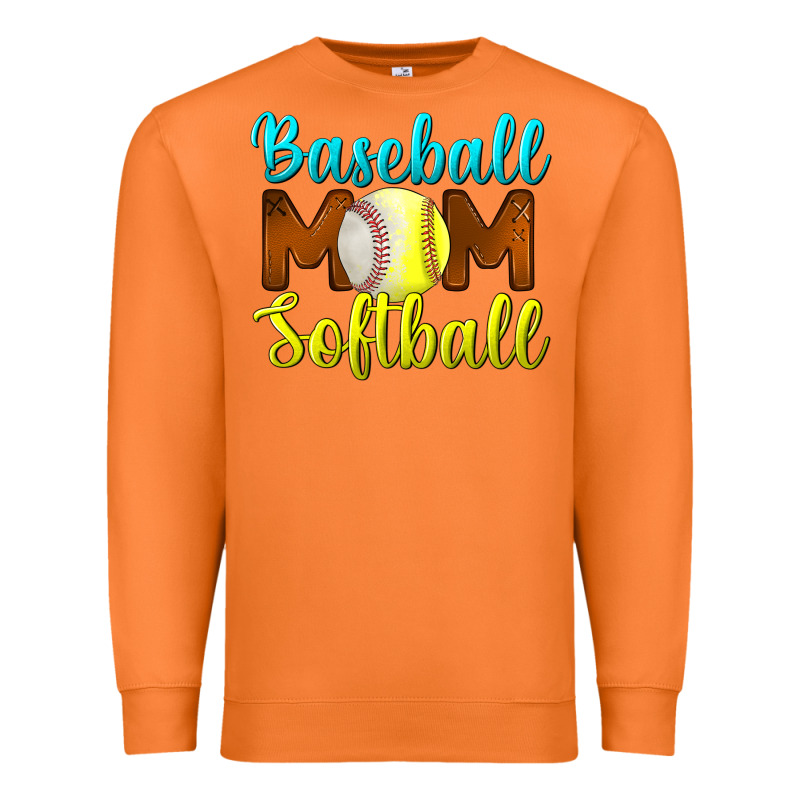 Baseball Mom Softball Premium Sweatshirt by BundleAndBundleShop | Teevron