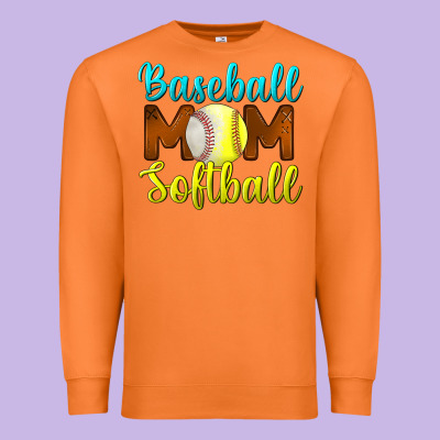 Baseball Mom Softball Premium Sweatshirt Designed By Bundleandbundleshop