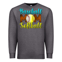 Charcoal Heather Baseball Mom Softball Premium Sweatshirt - BundleAndBundleShop