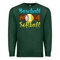 Sports Green Baseball Mom Softball Premium Sweatshirt - BundleAndBundleShop