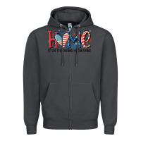 Smoke home of the free because of the brave Zipper Hoodie - MaliasSmallBusiness