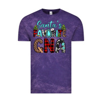Cloud Purple santas favorite cna Vintage Tee - JahusDesignShop
