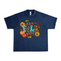 Navy it's fall y'all Urban Heavy Tee - AdoDesignShop