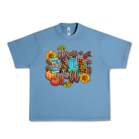 Pebble Blue it's fall y'all Urban Heavy Tee - AdoDesignShop