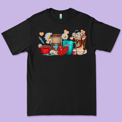 Premium Tee Nurse coffee cups