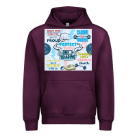 Mauve Wine perfect body loading Urban Hoodie - TumblerDesignByShophia