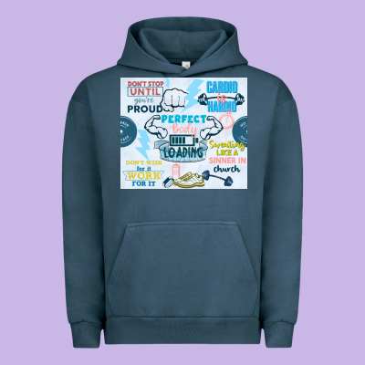 Perfect Body Loading Urban Hoodie Designed By Tumblerdesignbyshophia