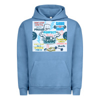 Pigment Pebble Blue perfect body loading Urban Hoodie - TumblerDesignByShophia