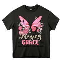 Asphalt amazing grace how sweet the sound butterfly Heavy Core Tee - MaliasSmallBusiness